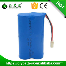 GLE-18650 2000mAh 7,2 V Lithium-Ionen-Akku